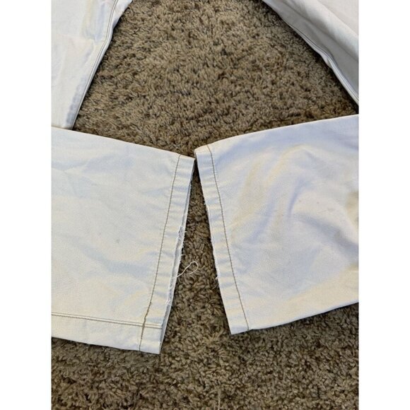 TOMMY HILFIGER Denim Pants Mid-Rise Vintage Carpenter Y2K Light Wash Sz 6 30x30 - Picture 12 of 15